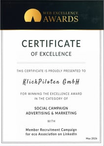 Web Excellence Award 2026