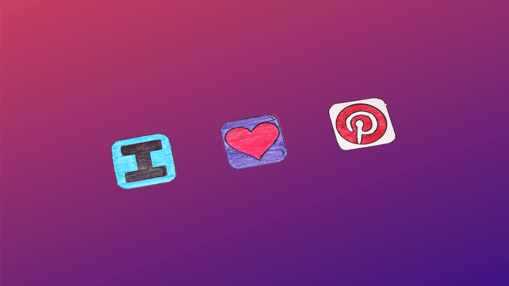 Blogbeitrag-Pinterest-Ads Pinterest Logo gezeichnet