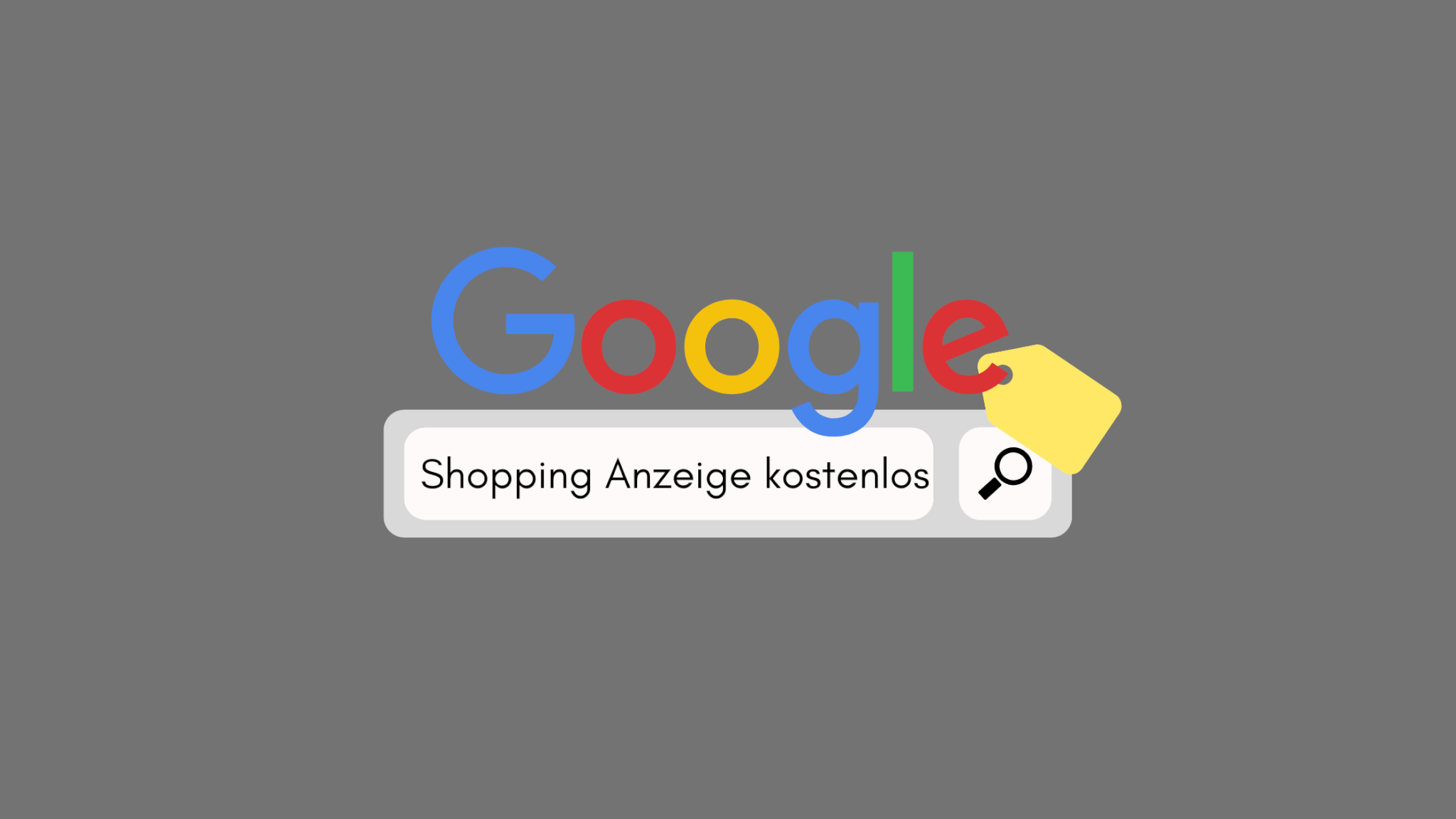 Google Suche Shopping Anzeige kostenlose