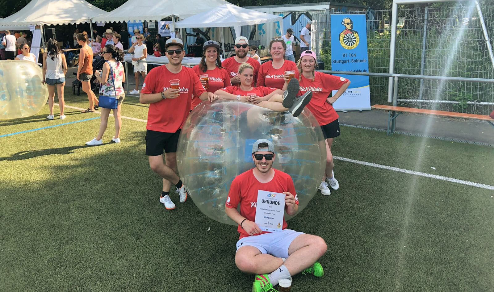 Bubble Soccer KlickPiloten - Platz 7