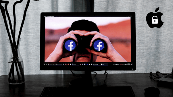 Desktop Bild mit Facebook Fernglas