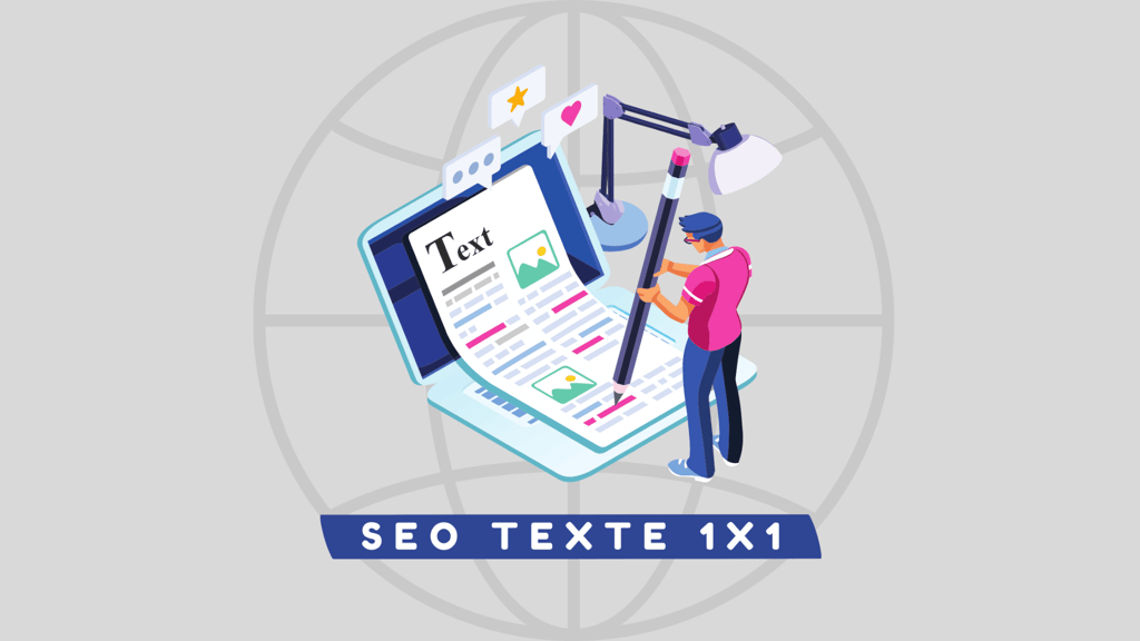 Blog_SEO_Texte Mann, der einen SEO otpimierten Text verfasst