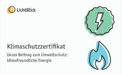 LichtBlick Klimaschutzzertifikat