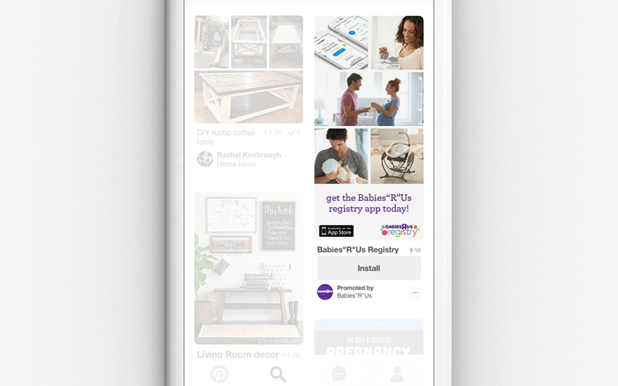 Pinterest Promoted App Pins