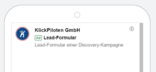 Lead Formular der KlickPiloten