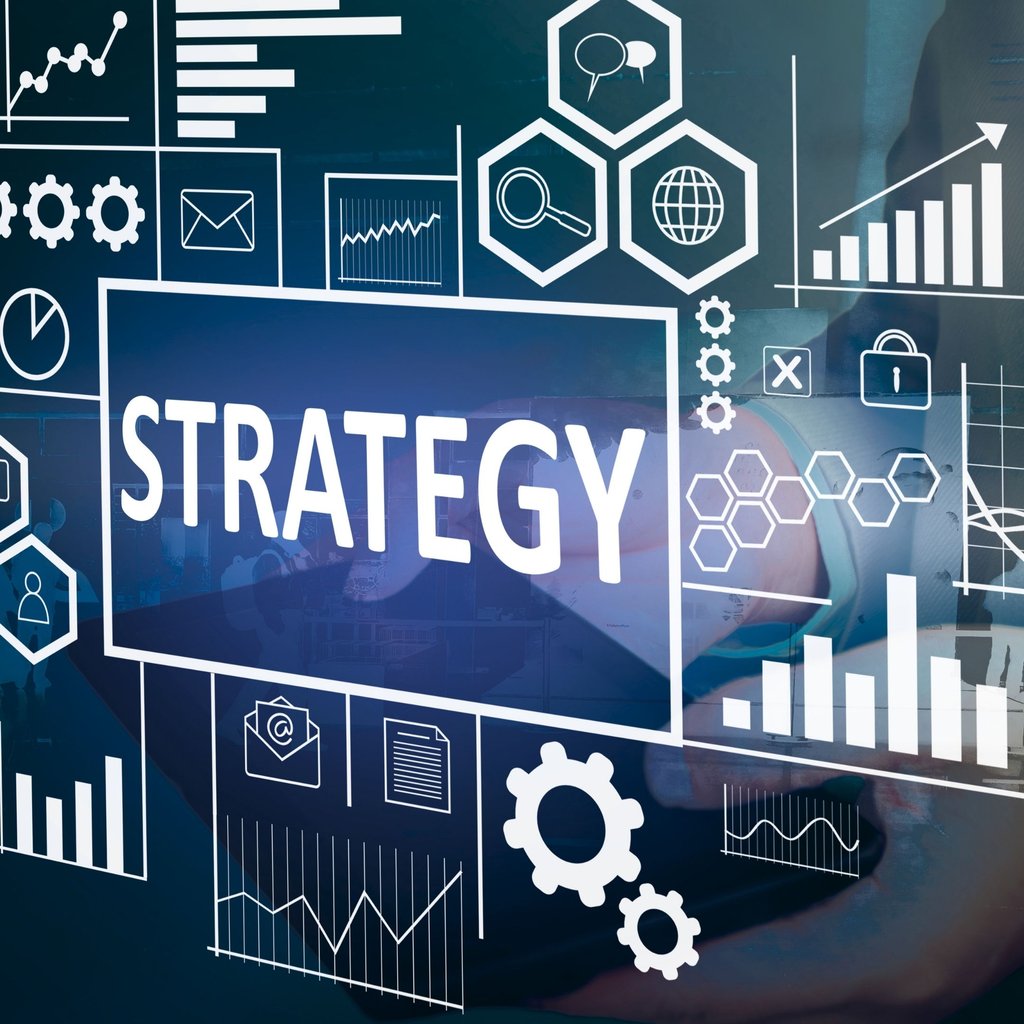 Strategy Titelbild mit der Schrift Strategy