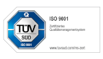 DIN ISO 9001 Qualitätsmanagement zertifietiert TÜV SÜD