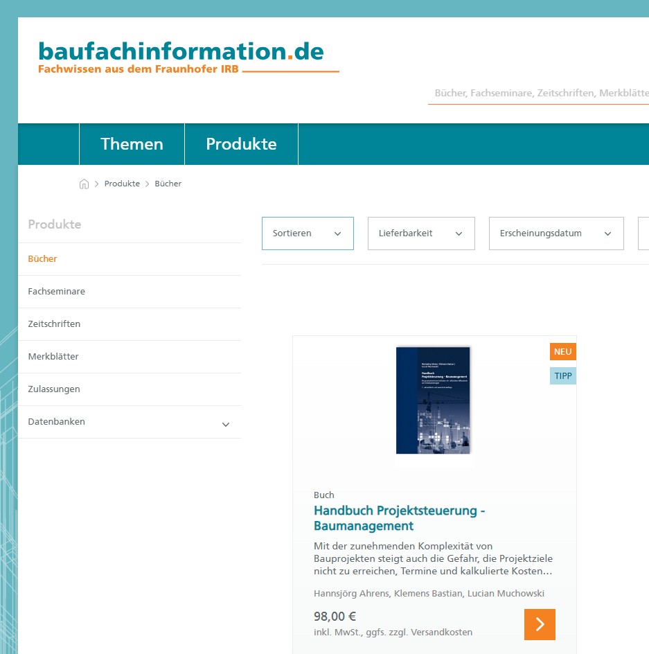 fraunhofer-irb baufachinformation