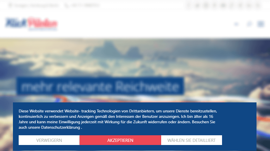 banner-beispiel Privacy Banner Beispiel